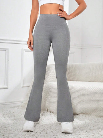 Daily&Casual Women's Solid Color Flare Activewear Pants