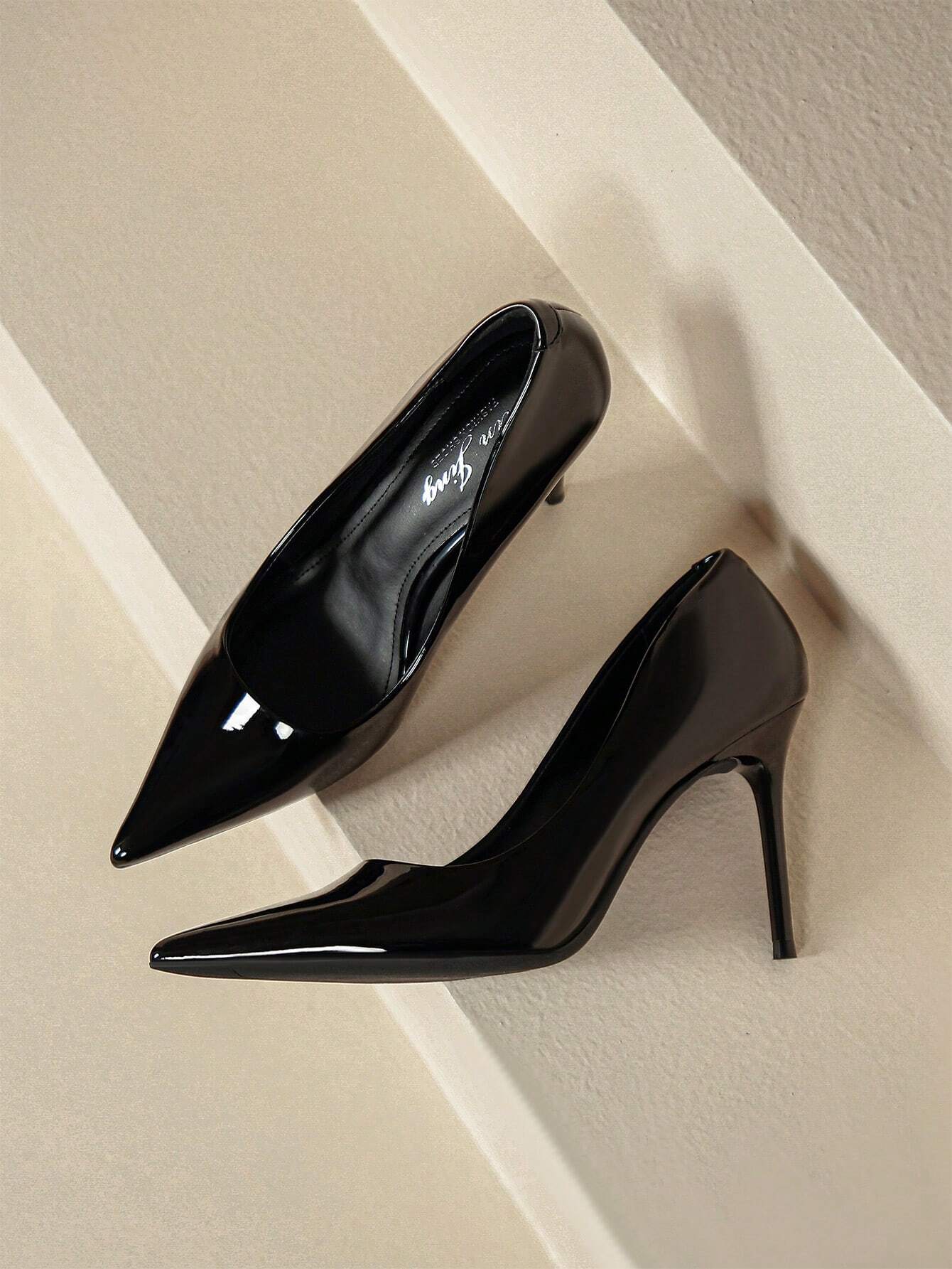 Women Point Toe Stiletto Heeled Pumps Funky Court Pumps