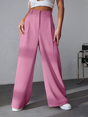 EZwear Solid Wide Comfy Leg Pants