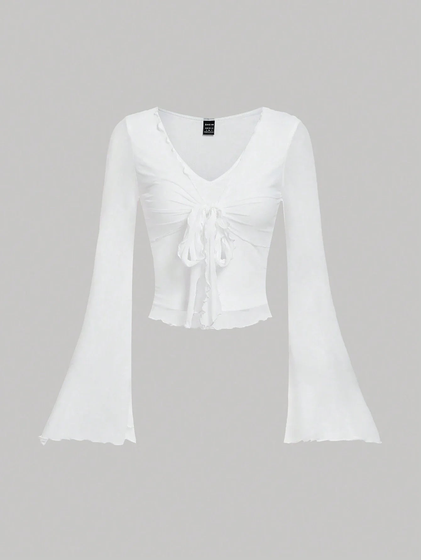 MOD Women's Front Tie Bell Sleeve T-Shirt