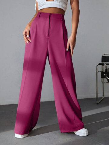 EZwear Solid Wide Comfy Leg Pants