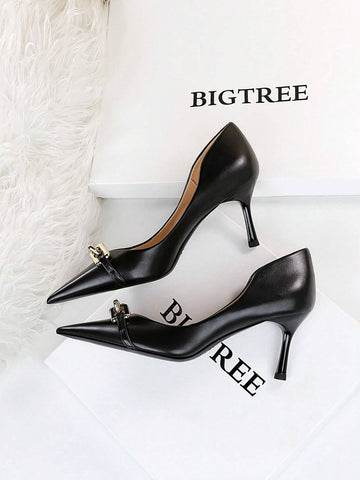 European And American Style Elegant Women's High Heels With Thin Heels