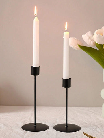 Romantic European Home Candlelight Dinner Wedding Decoration,Taper Candlestick Holders Metal Candle Stick Holders