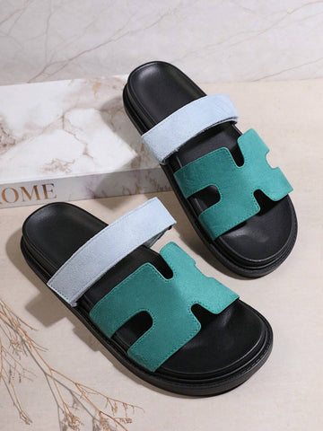 SHUZIA Open Toe Slip-On Sliders