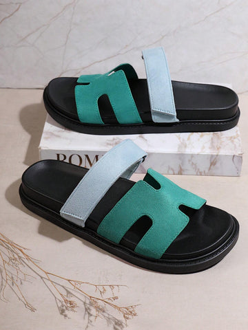 SHUZIA Open Toe Slip-On Sliders