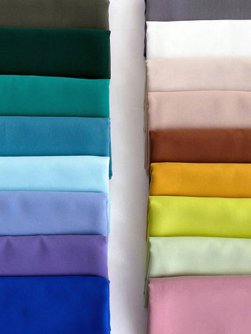 1pc Chiffon Solid Color Scarf For Women, Simple And Versatile Women Hijab