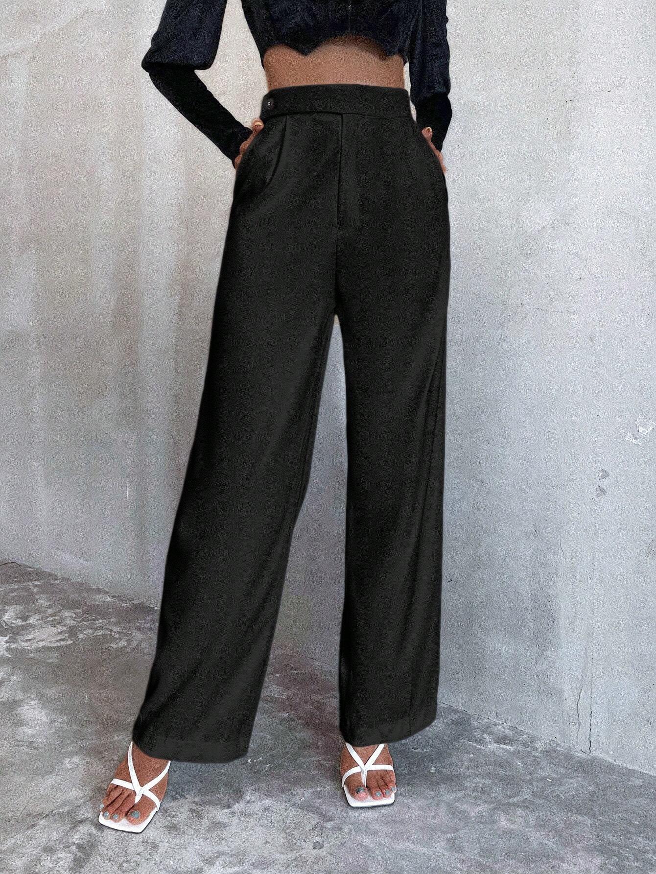 Privé Slant Pocket Wide Leg Pants