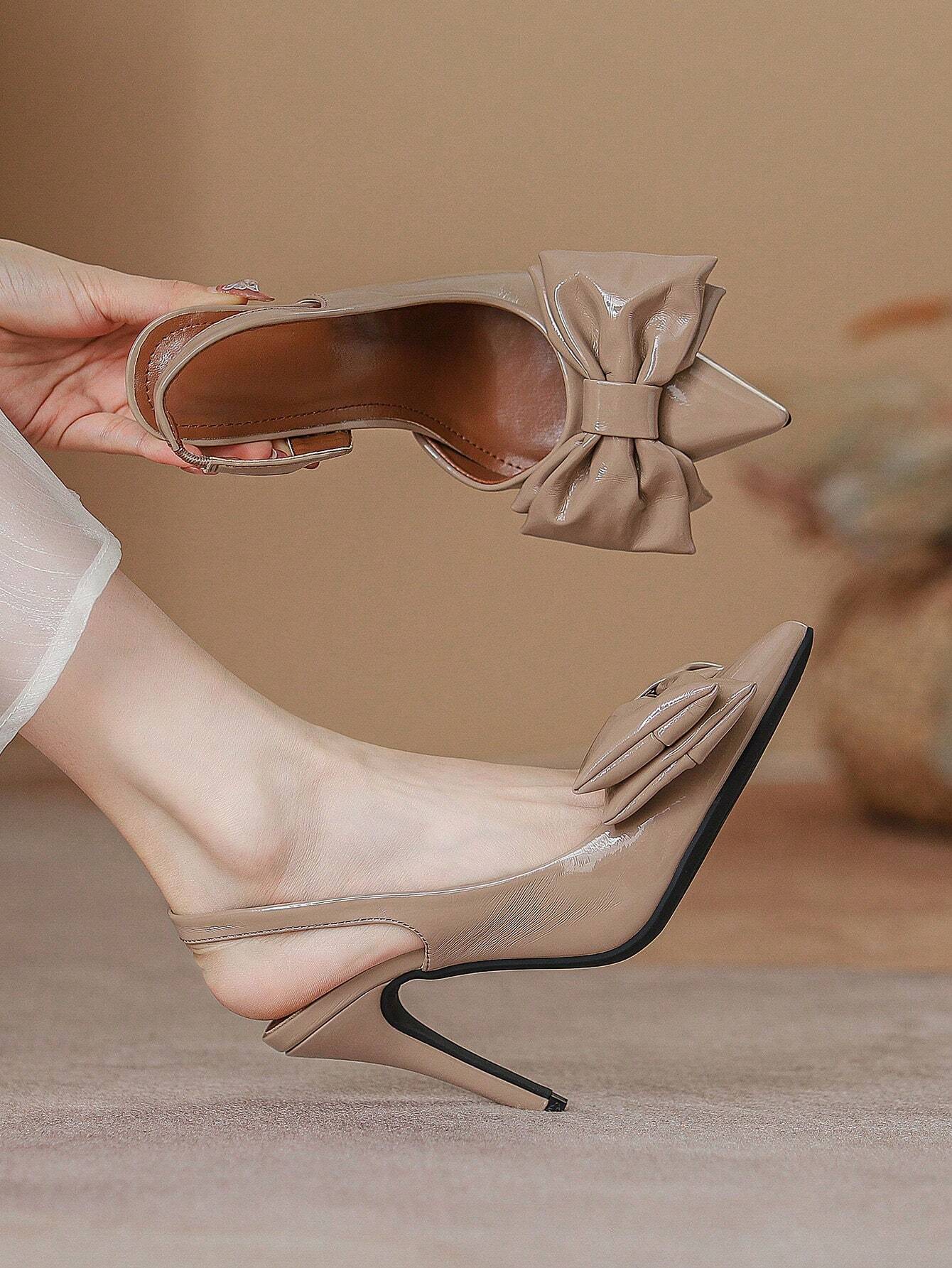 Elegant Sexy Pointed Toe Ultra High Heel Fashion Party Sandals