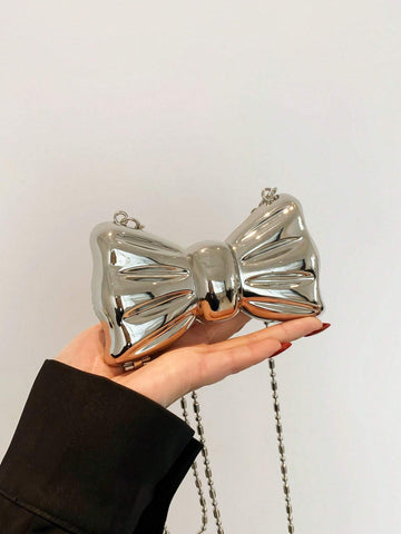 Mini Bow Clutch Purse