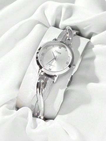 DISU A Gold Stainless Steel Strap Ladies Watch