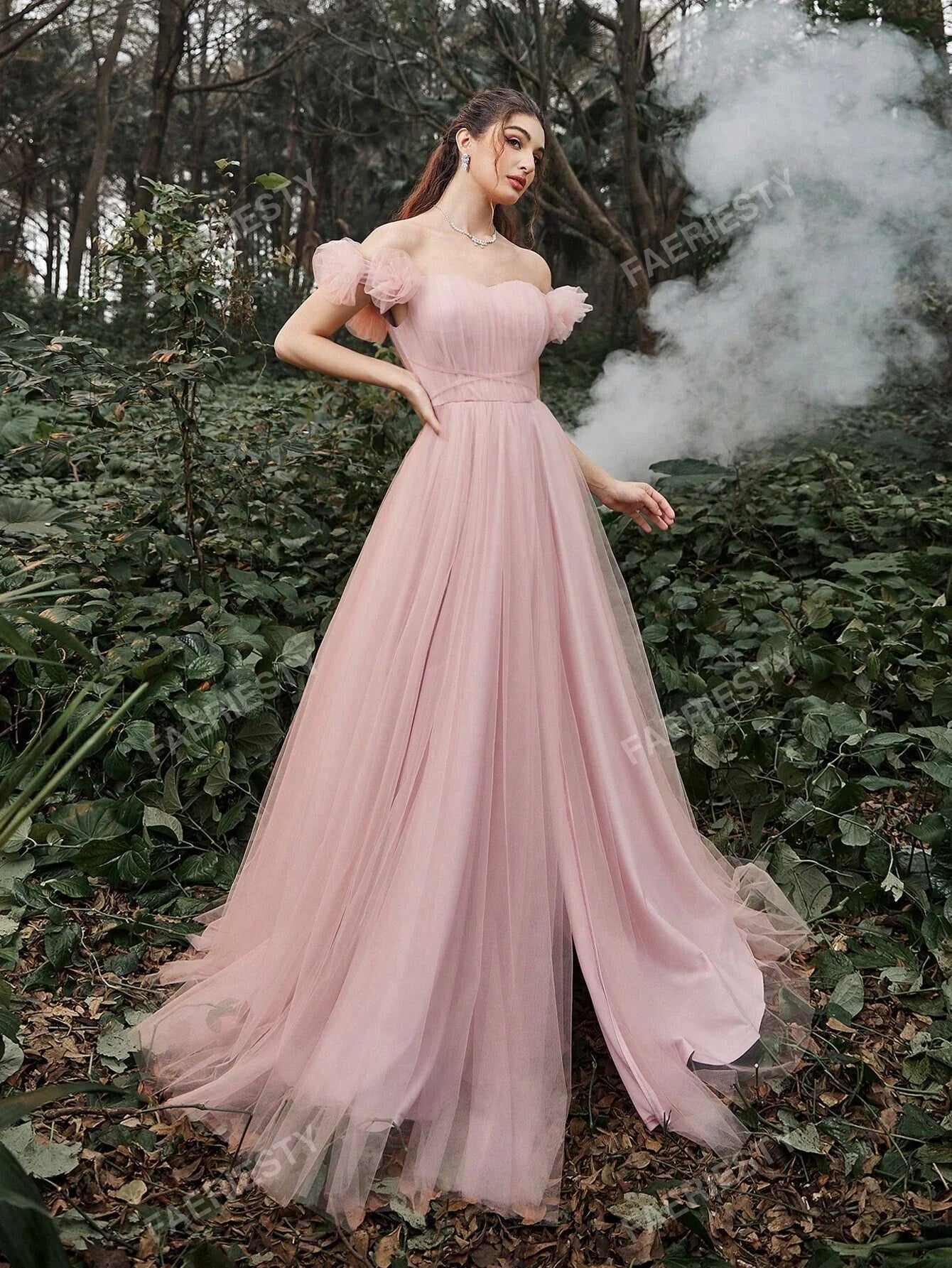 Faeriesty Ruched Bustier Mesh Overlay Prom Dress Formal Ball Gown For topshopscrew Faeriesty Ruched Bustier Mesh Overlay Prom Dress Formal Ball Gown For topshopscrew