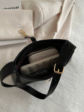 Minimalist Crescent Underarm Bag