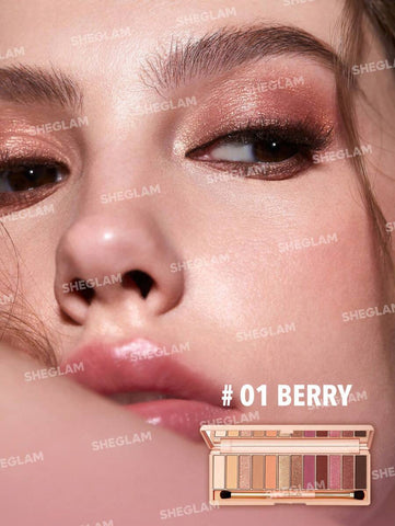 SHEGLAM Burgundy Palette 12-Color Matte Eyeshadow Palette