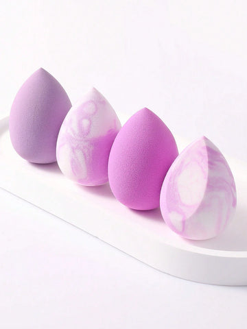 Makeup Sponge,4PCS Makeup Sponge set face sponge Beauty Sponges Egg Shaped Makeup Blender