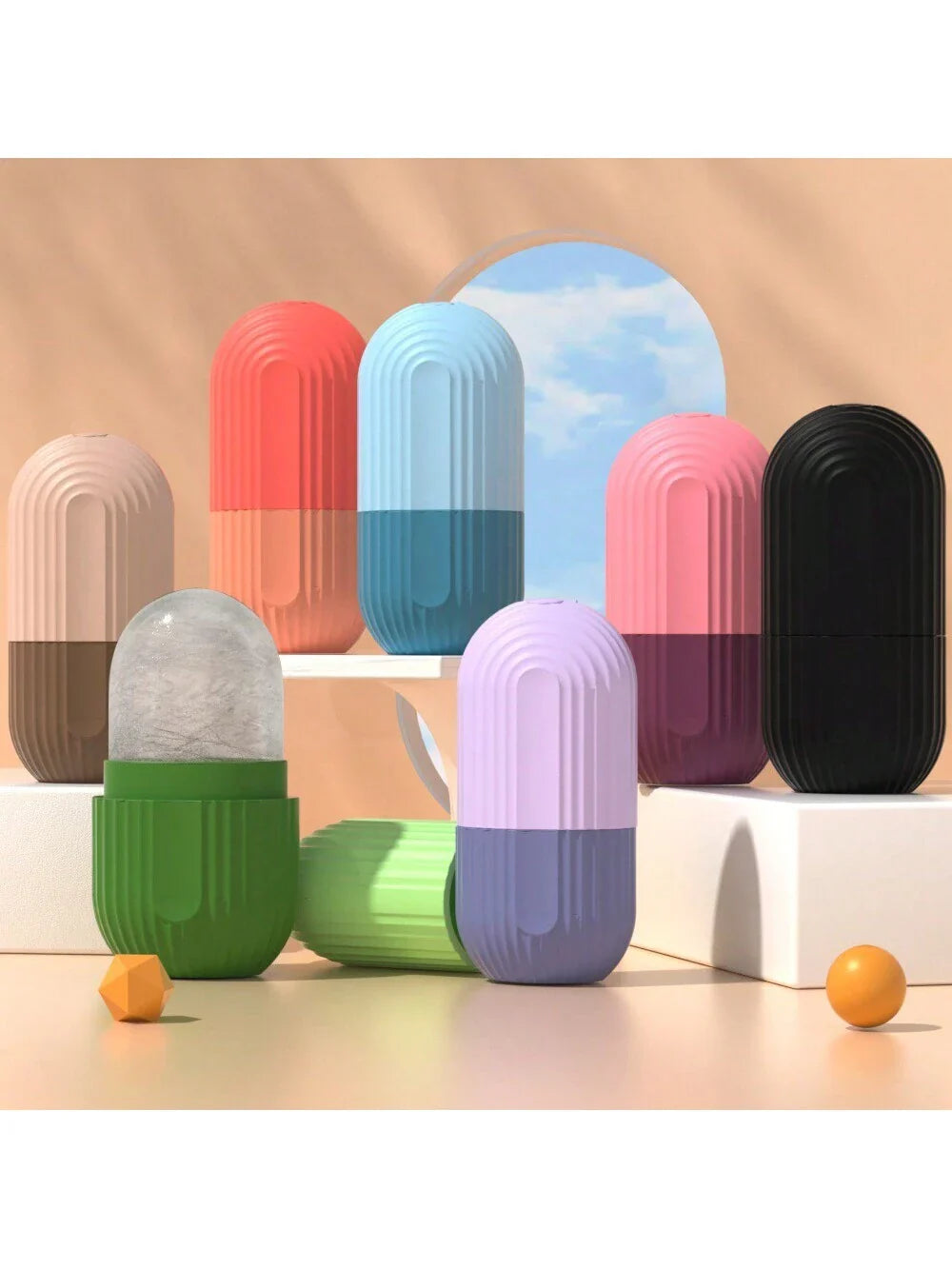 1pc Ice Face Roller, Lce Roller For Face & Eye Puffiness Relief, FacialMassager Contour And Enhance Skin Care & Glow