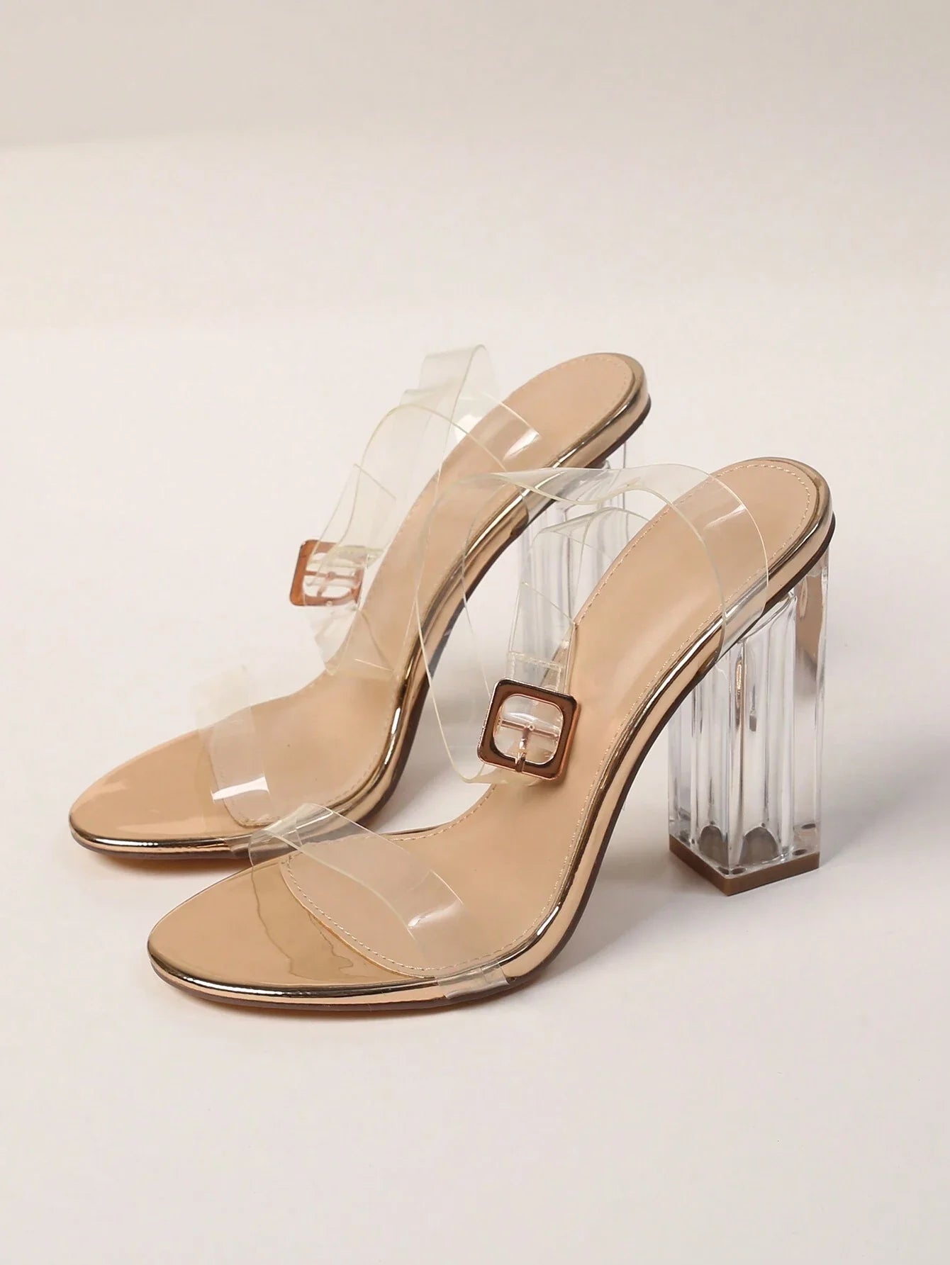 Sexy And Stylish Women's Summer New Transparent Crystal High-Heeled Sandals
