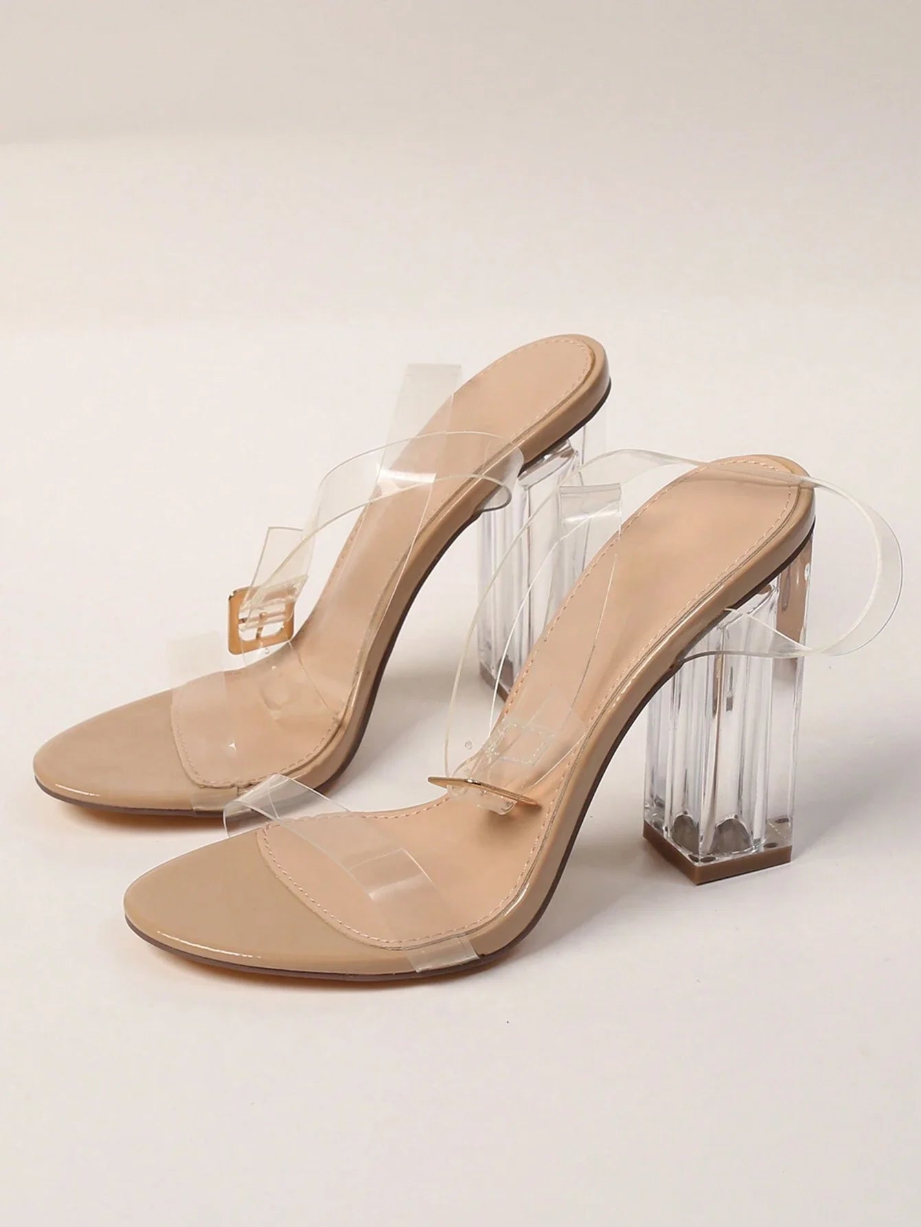 Sexy And Stylish Women's Summer New Transparent Crystal High-Heeled Sandals