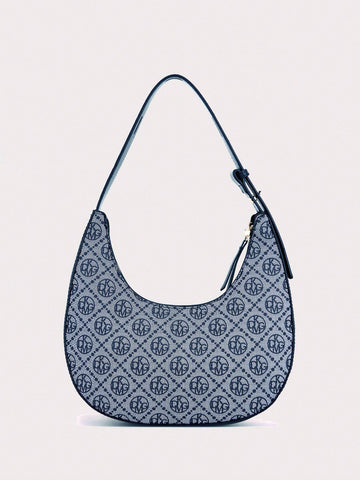 ANESSAMAY&DKMG 2pcs/Set Silk Printed Letter Pattern Combination Bag Strap Adjustable