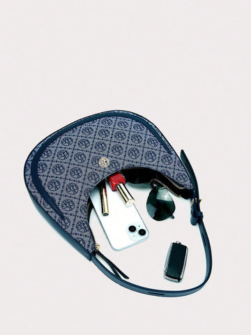 ANESSAMAY&DKMG 2pcs/Set Silk Printed Letter Pattern Combination Bag Strap Adjustable