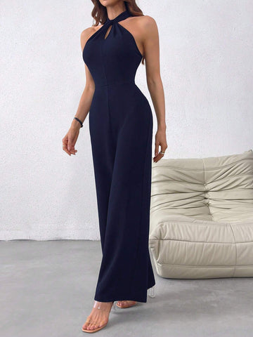 Firerie Women's Knitted Sleeveless Jumpsuit For Daily Wear