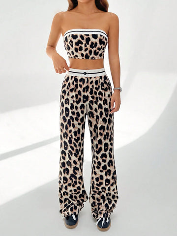 EZwear Colorblock Casual Two Piece Set