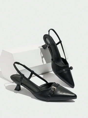 Patent Leather Pointed Toe Women's High Heel Shoes
