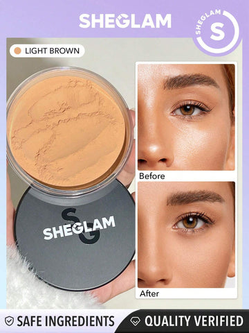 SHEGLAM Baked Glow Setting Powder-Translucent  Oil Control Loose Setting Powder