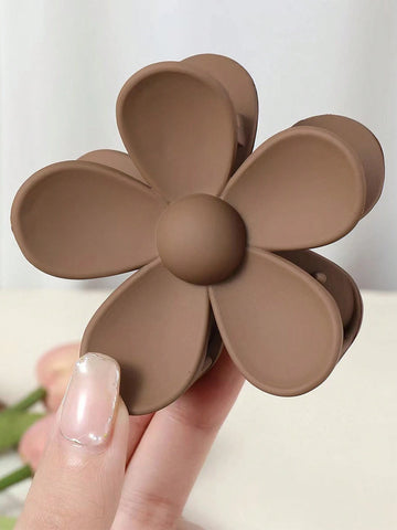 1 Pack, Flower Shape Hair Clips For Women, Fashion Floral Design Hair Accessories