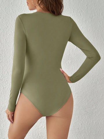 BASICS Solid Slim Fit Tee Bodysuit