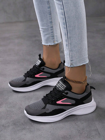 Breathable Mesh Light Comfortable Running Shoes With Soft Sole