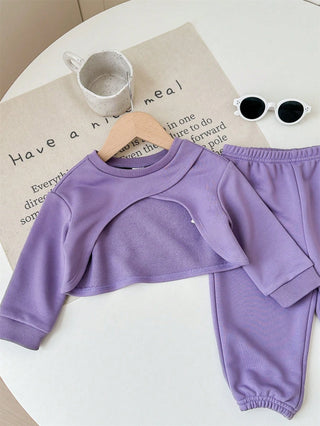 Long Sleeve Top And Elastic Waist Pants
