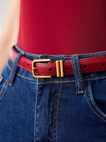 MOTF PREMIUM WOMEN'S BROWN METAL DOUBLEBAR HOOP EARRINGS & WAIST BELT SET ELEGANT