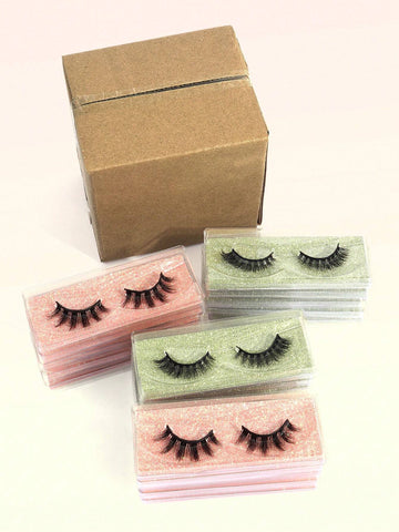 20Pairs Of Natural Cross Full Mixed Style False Eyelashes