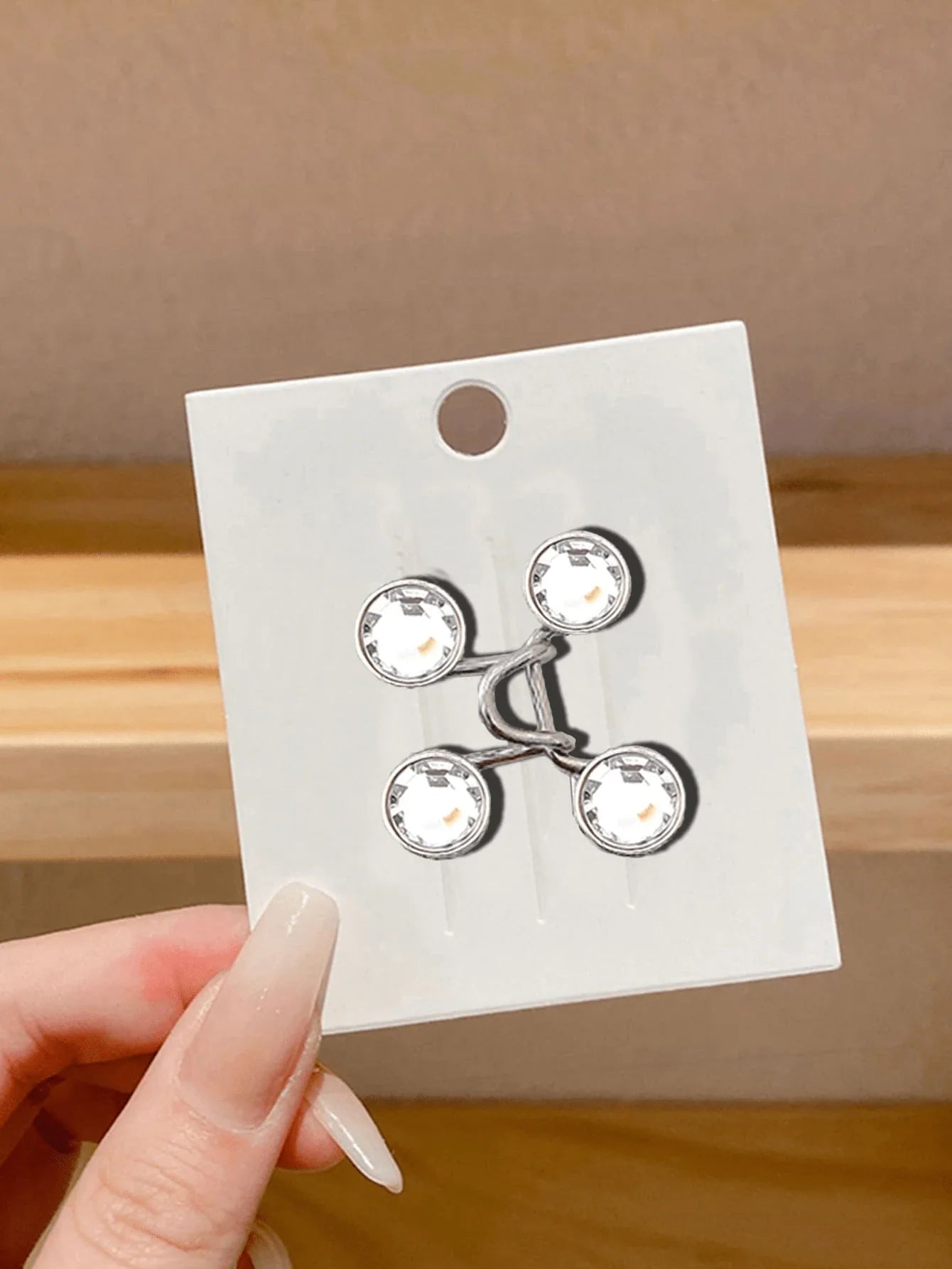 1Pc Invisible Adjustable Waist Reduction Buckle Pin (Without Cardboard)