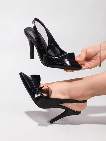 Elegant Sexy Pointed Toe Ultra High Heel Fashion Party Sandals