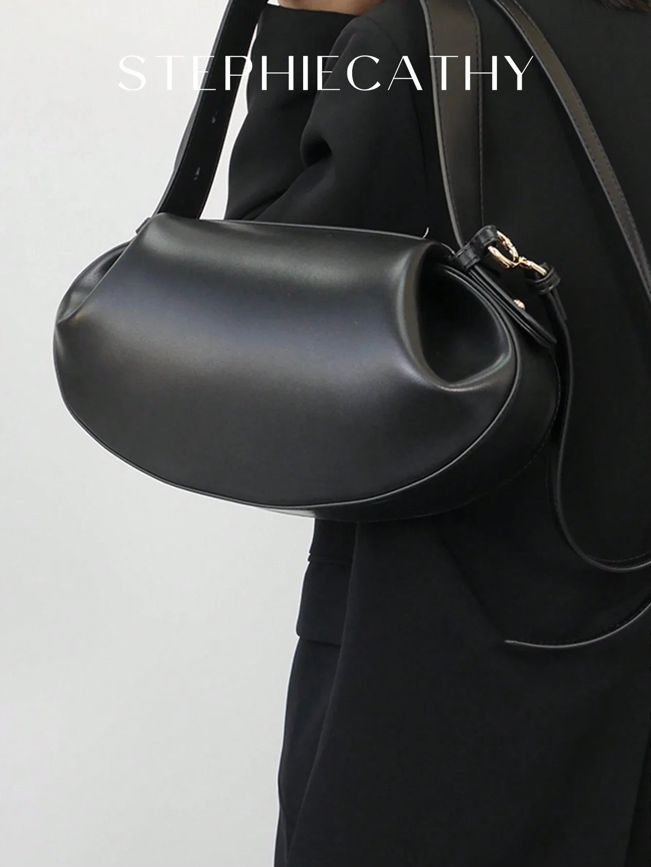 STEPHIECATHY CEZIRA Medium Novelty Bag Ruched Detail