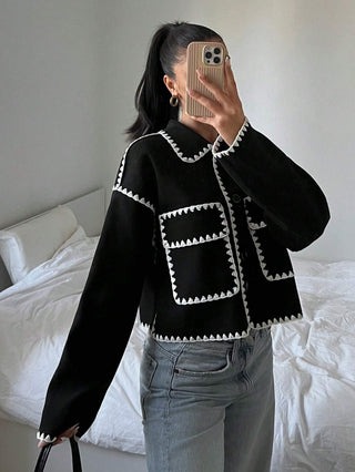 Color Cropped Jacket