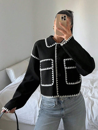 Color Cropped Jacket