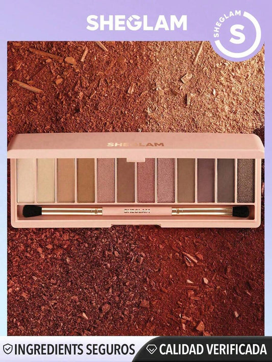 SHEGLAM Burgundy Palette 12-Color Matte Eyeshadow Palette