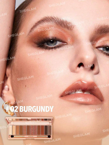 SHEGLAM Burgundy Palette 12-Color Matte Eyeshadow Palette