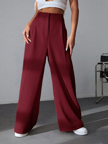 EZwear Solid Wide Comfy Leg Pants