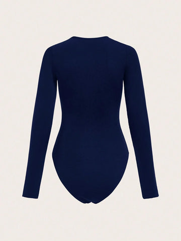BASICS Solid Slim Fit Tee Bodysuit
