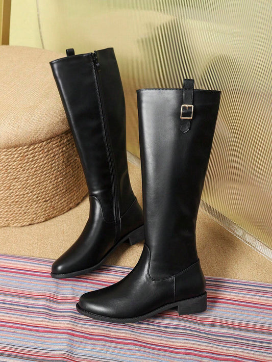 Women Fashion Black Tall Boots