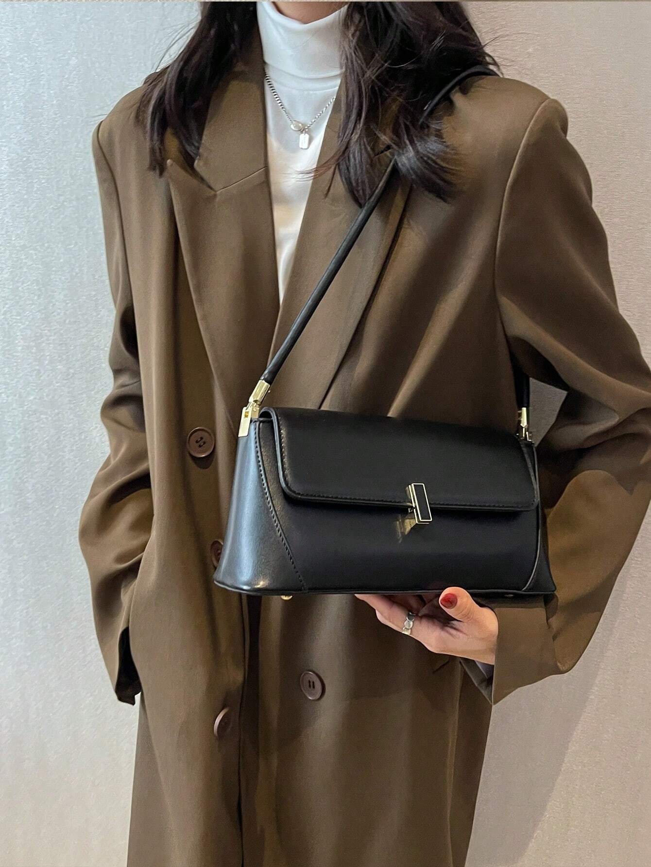 Minimalist Fashionable Vintage Commute Casual Women Handbag