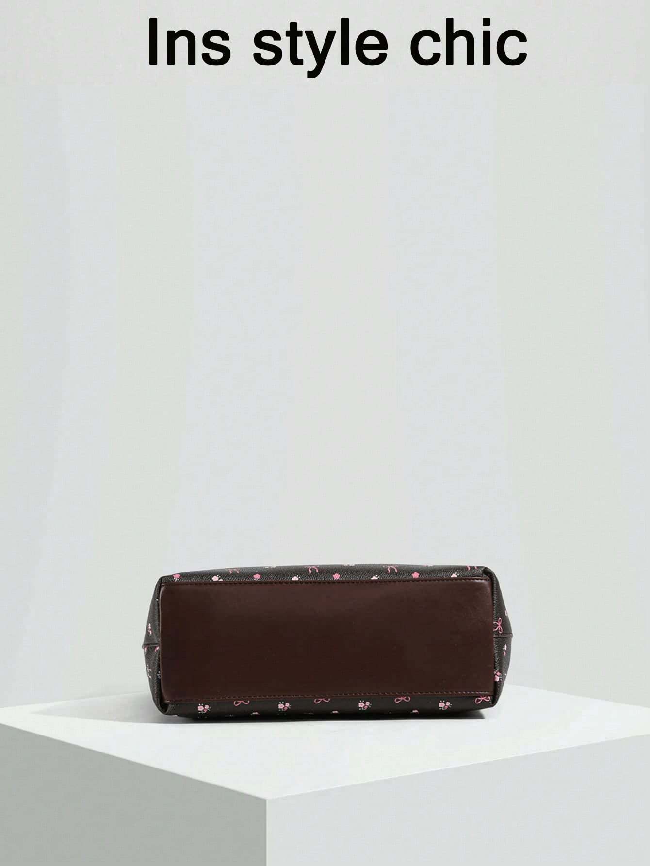 Capacity Bow Pattern Decoration Design Shoulder Bag