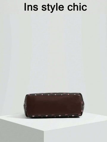 Capacity Bow Pattern Decoration Design Shoulder Bag