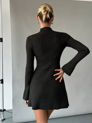 Turtleneck Sweater Dress
