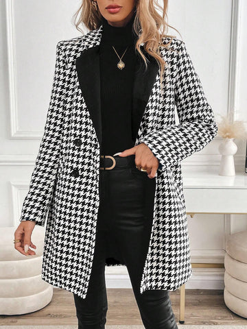 Clasi Lapel Neck Double Breasted Overcoat