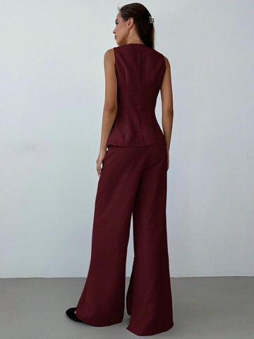 Aloruh Women Autumn/Winter New Business 2 Pieces Set