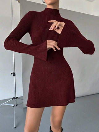 Turtleneck Sweater Dress